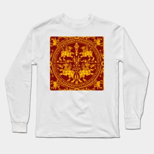 magical griffins heraldry Long Sleeve T-Shirt